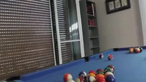 Raphaella Ferrari Pool Table nail