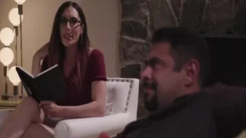 slutty TS Melanie Brooks Let guy Enjoys engulfing Her Hard Shecock