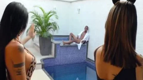 wicked sheladys Nicolly Pantoja And Vitoria Neves Lure A teen Into daybed